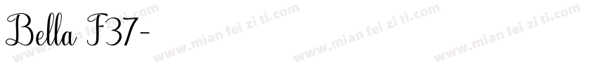 Bella F37字体转换